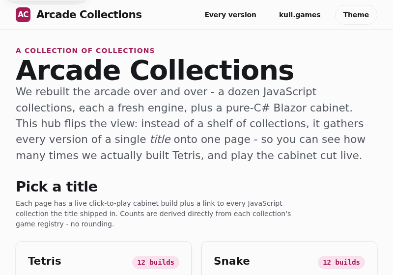 Animated preview of the Specimen Catalog gallery